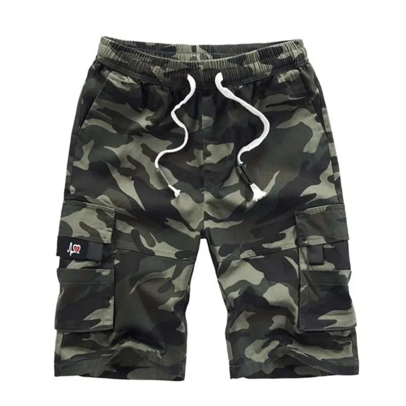 Mens Cargo Shorts Summer Camo Short Sport Cotton Sweatpants Men Camouflage